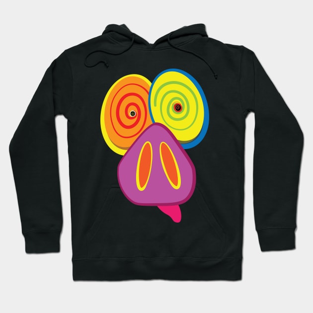 Wild Party Pig Hoodie by ByersArtLab